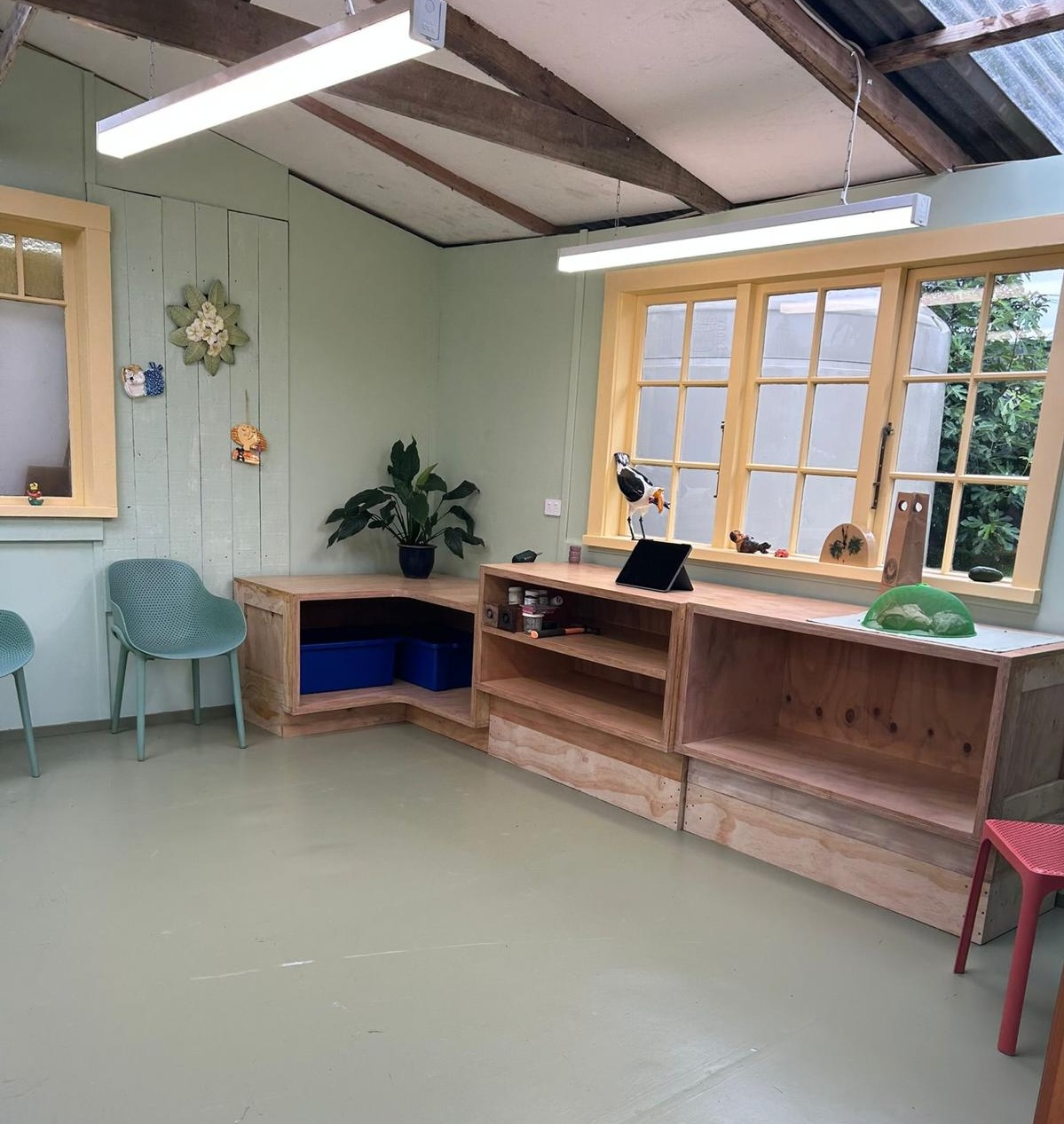 Inside the Wild & Potty studio at Shelly Beach